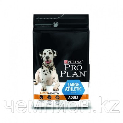 Pro Plan Adult Large Athletic, Про План для взрослых собак крупных пород с курицей и рисом, уп. 14кг.