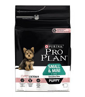 Pro Plan Puppy Small & Mini Salmon, корм для щенков мелких пород с лососем, уп.3кг.