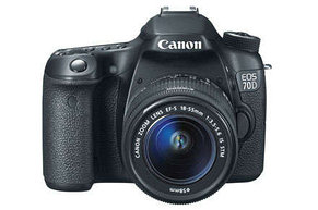 Canon EOS-70D Цифровой зеркальный фотоаппарат в комплекте с объективом EF-S 18-55mm, фото 1