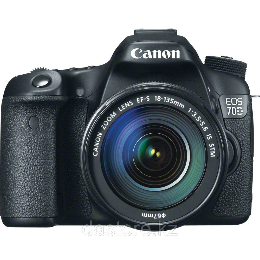 Canon EOS-70D Цифровой зеркальный фотоаппарат в комплекте с объективом Canon EF-S 18-135mm - фото 1 - id-p26420795