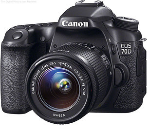 Canon EOS-70D Цифровой зеркальный фотоаппарат в комплекте с объективом Canon EF-S 18-135mm, фото 2