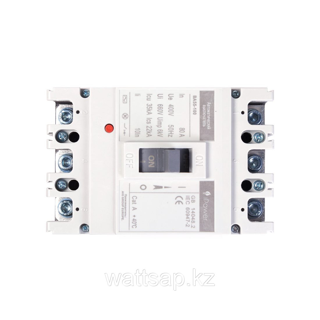 Автоматический выключатель Andeli AM-125L,80A - фото 2 - id-p26489415