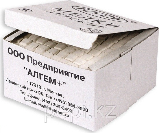 Мел белый Алгем 12гр (уп. 100шт/1кг): продажа, цена в Караганде ...