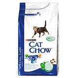 Cat Chow Feline 3 in 1, Кэт Чау корм для кошек с формулой тройного действия, уп. 1,5кг, фото 2