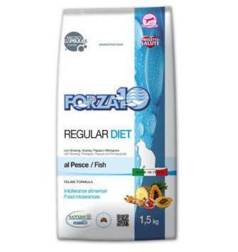 Сухой корм для кошек из рыбы Forza10 Regular Diet Pesce при аллергиях