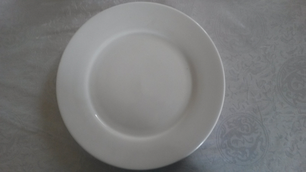 Тарелка фарфоровая, белая, 2-е блюдо - фото 1 - id-p26565815