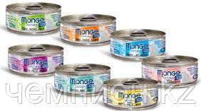 7047 MONGE CAT JELLY, тунец в желе со снетками для пожилых кошек, баночка 80 гр.