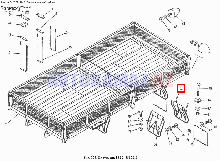 На КамАЗ 5320-8511053 - Брызговик задний в сборе