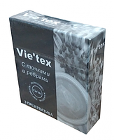 Презервативы Vie`tex с точками и ребрами