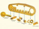 Гусеница для экскаватора Caterpillar, гусеница для бульдозера Caterpillar