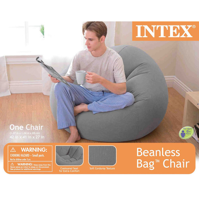 Надувное кресло мешок от фирмы Intex