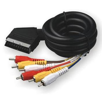 Шнур SCART-6RCA 1.5м - фото 1 - id-p27104243