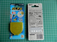 Лезвие OLFA круглое для RTY-2/G,45-C, 45х0,3мм, 1шт