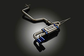 Титановый спортивный выхлоп на Volkswagen Scirocco (2010-2011)