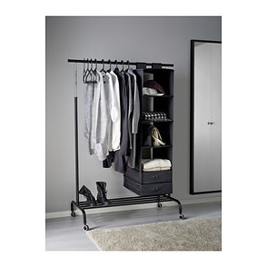 Вешалка напольная РИГГА черный ИКЕА, IKEA, фото 2