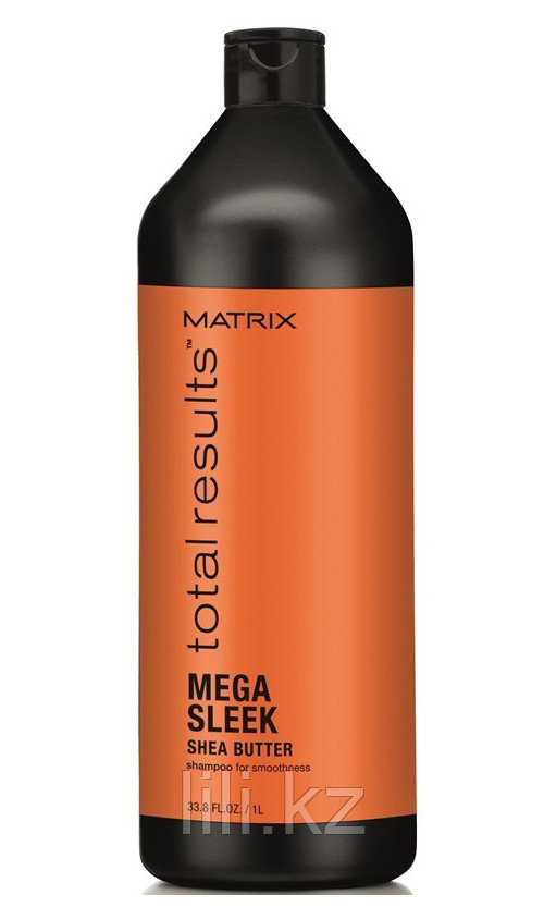 Шампунь для гладкости непослушных волос с маслом Ши Matrix Total results Mega Sleek shampoo 1000 мл.