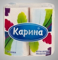 Бумажные полотенца «Перья» 22