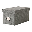 Коробка с крышкой КВАРНВИК белый ИКЕА, IKEA  , фото 2