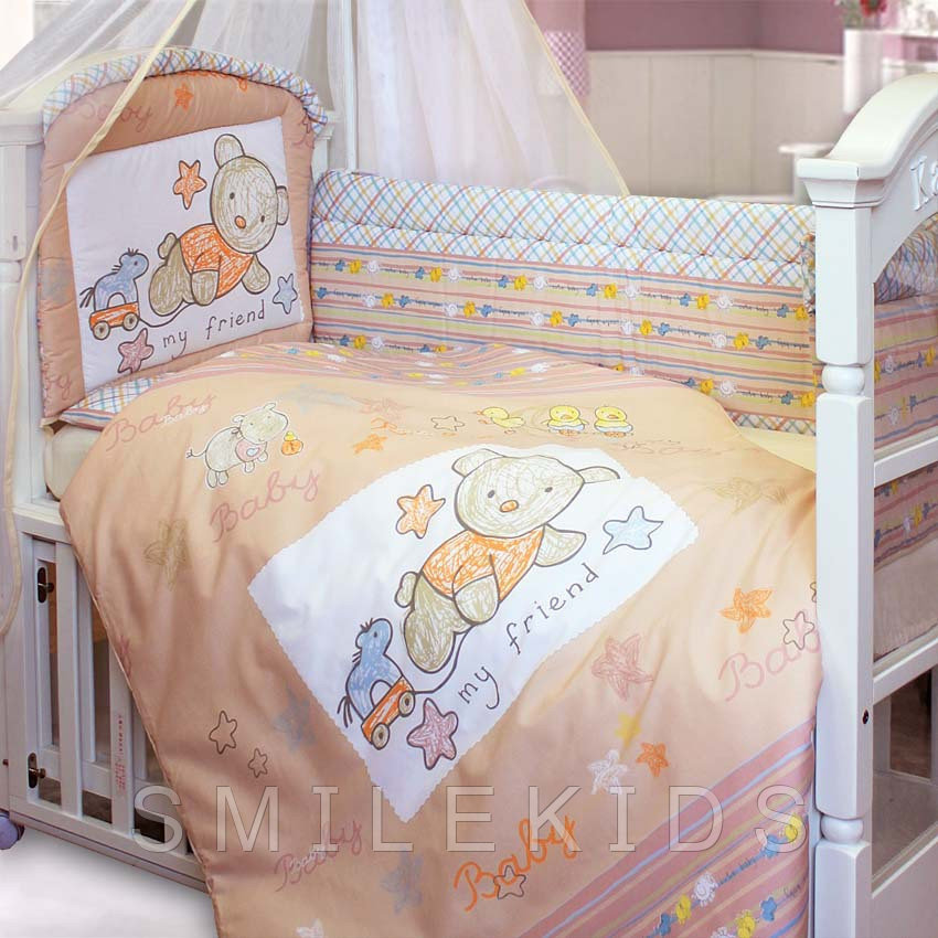 Комплект в кроватку Zoo Bear Beige