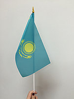 Флажки, 15 х 30 см (с рукояткой, флажная сетка)