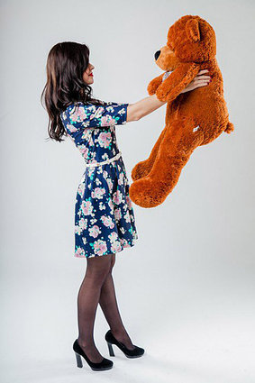 Мишка бурый, 80 см