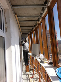 Обшивка и утепление балкона в ЖК 7 бочек 1