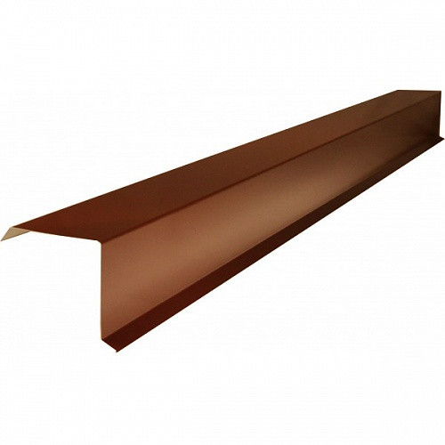 Шинглас Планка торцевая коричневая (2.5м) - фото 1 - id-p27948338