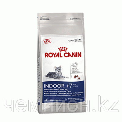 ROYAL CANIN Indoor +7,Роял Канин корм для кошек старше 7 лет, живущих в помещении, уп. 1,5кг