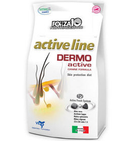 Диетический сухой корм для собак с патологиями кожного покрова Forza10 Dermo Active