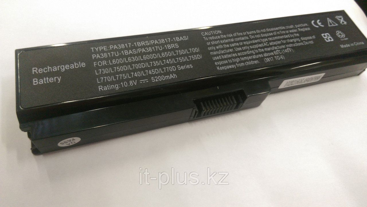 Аккумулятор для ноутбука Toshiba PA3634/ 10,8 В/ 5200 мАч, черный