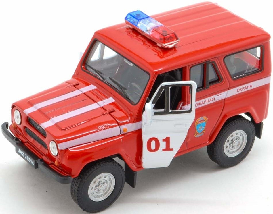 1/34 Welly UAZ 31514 Пожарная охрана