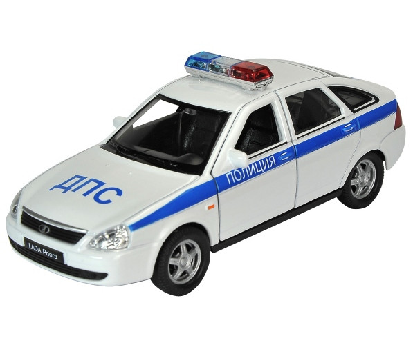 1/34 Welly Металлическая модель LADA Priora Полиция ДПС