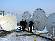 Установка комплектов спутникового оборудования