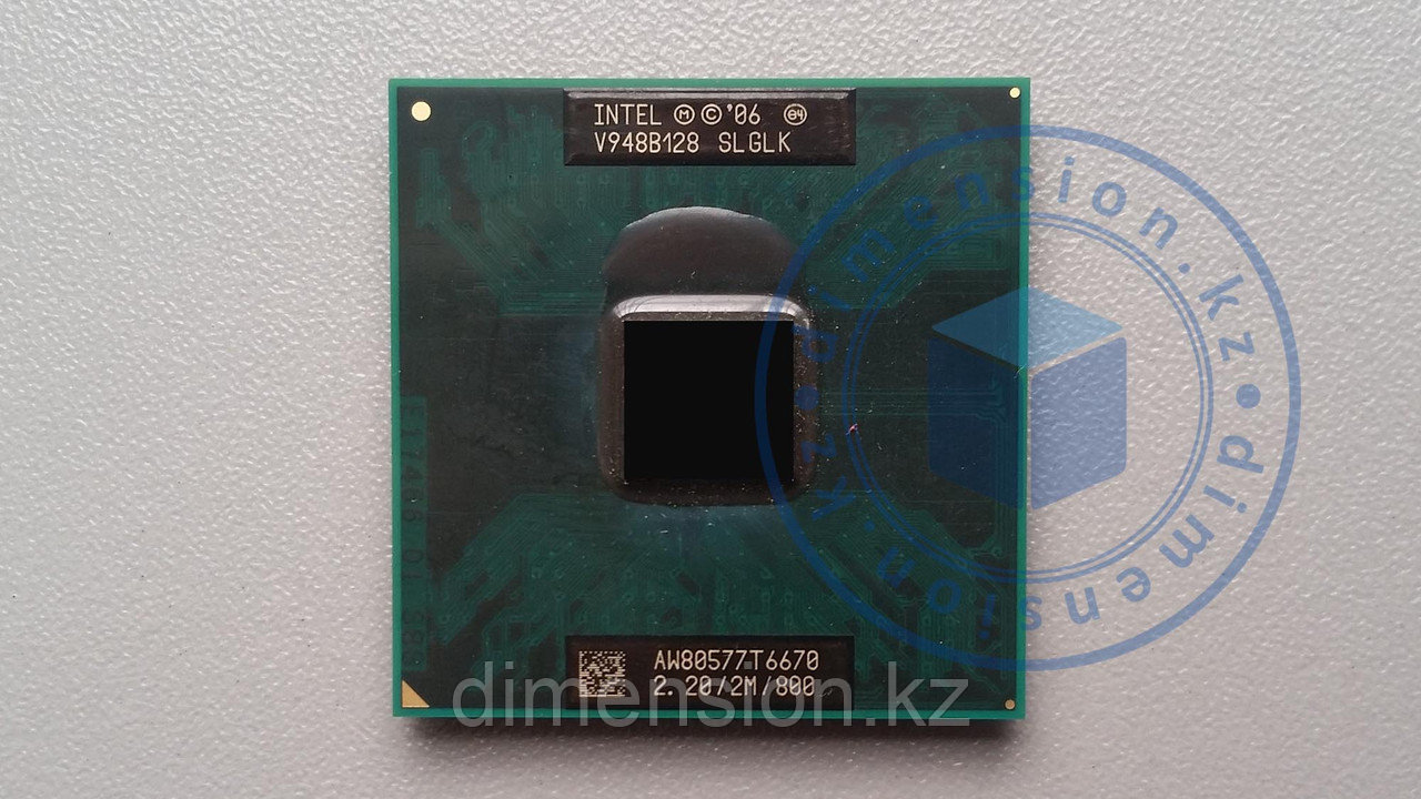 Процессор CPU для ноутбука SLGLK Intel Core 2 Duo T6670, 2M Cache, 2.20 GHz, 800 MHz FSB