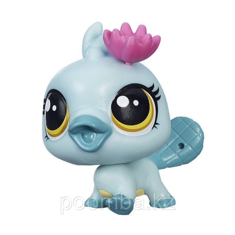 Зверушка Littlest Pet Shop - Утконос Орна с цветком