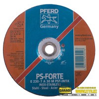 Шлифовальный диск по "нержавейке" (универсальная линия) E 230-7 A 30 M PSF-INOX PFERD - фото 1 - id-p28170567