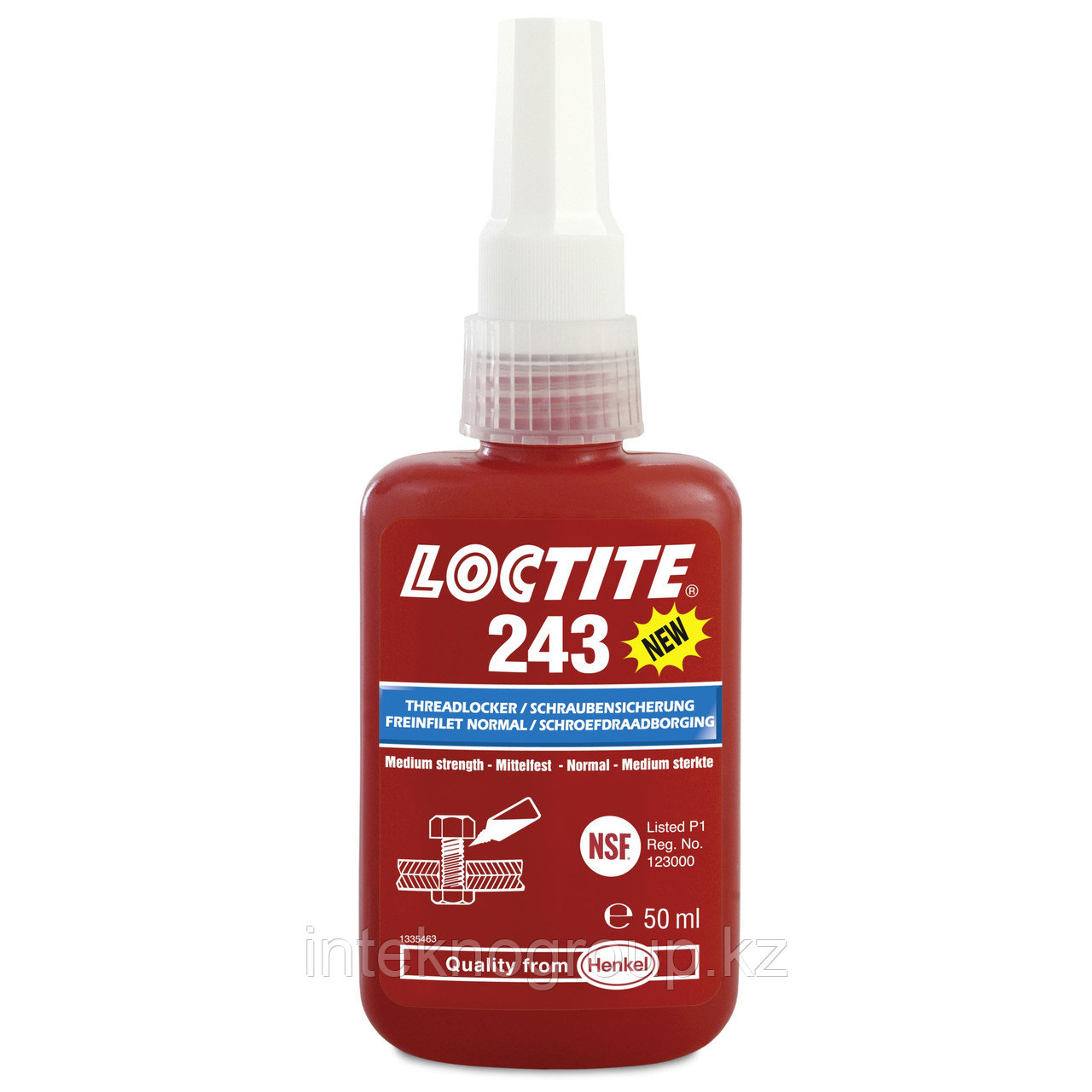 Loctite 243 (50ml), Фиксатор резьб средней прочности