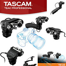 Конденсаторный стерео микрофон Tascam TM-2X для DSLR, фото 3