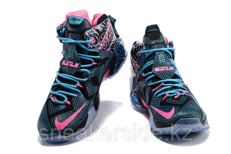 Кроссовки Nikе LeBron XII (12) Blue Black Purple (40-46) - фото 4 - id-p4378429