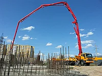 Услуги бетононасоса 52 метра