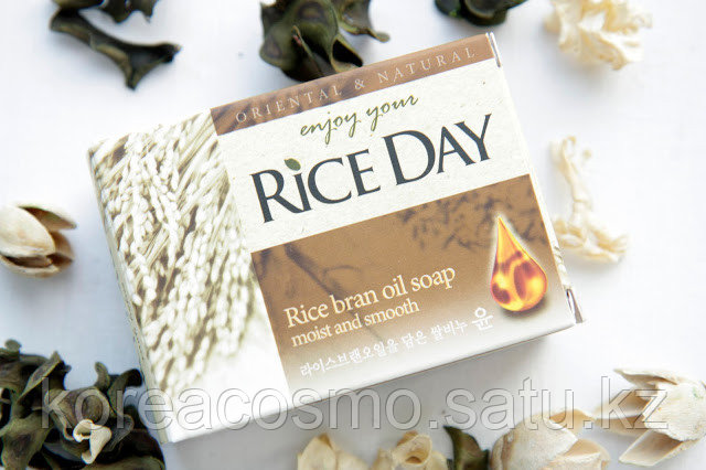 Рисовое мыло CJ LION Rice Day Рисовые отруби 100гр