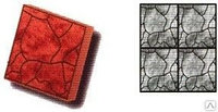 Пластиковые формы Квадрат Дикий камень 30,0 x 30,0 cm