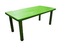 Столик пластиковый, зелёный, 120*60*51 см