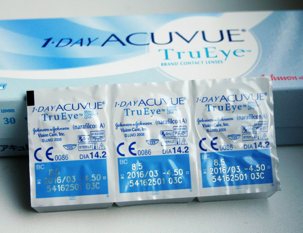 Однодневные линзы 1DAY Acuvue TRU Eye (30 блистеров)