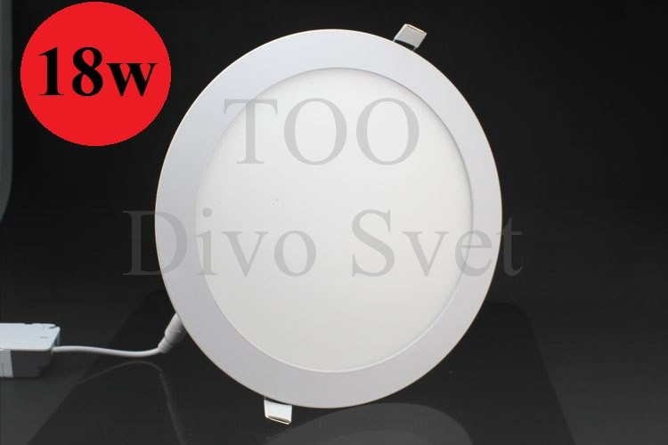 Led Потолочные споты круглые, ультратонкие 18 w. Холодно-белое и тепло-белое свечение