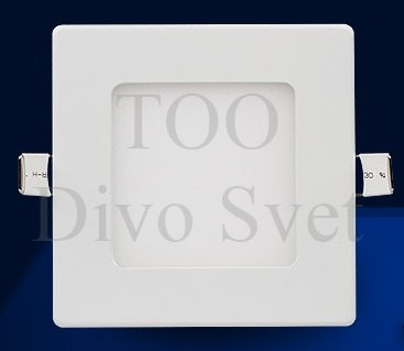 Квадратные светодиодные потолочные споты 4 w ( оригинал) Холодное и теплое свечение.