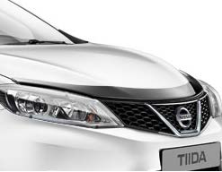 Мухобойка\дефлектор капота на Nissan Tiida/Ниссан Тиида 2014-