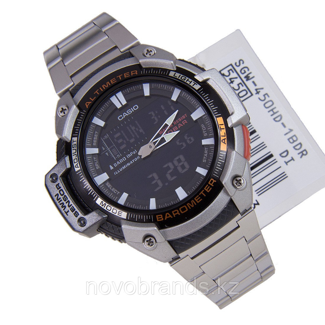 Наручные часы CASIO SGW-450HD-1B - фото 4 - id-p28776935