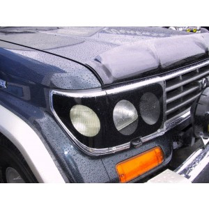 Мухобойка (дефлектор капота) Toyota Land Cruiser Prado 78 1992-1995 (Japan style)