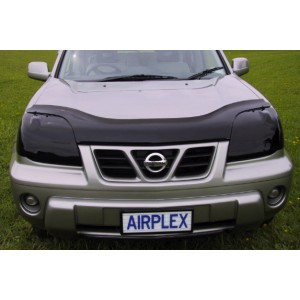 Защита фар Nissan X-trail (T30) 2001-2006 тёмная